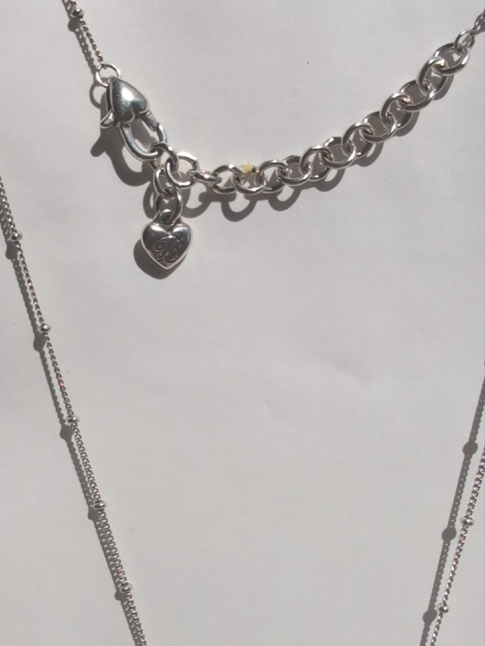 Brighton Silver Butterfly Pendant Necklace with Multicolor Enamel - Picture 2 of 4